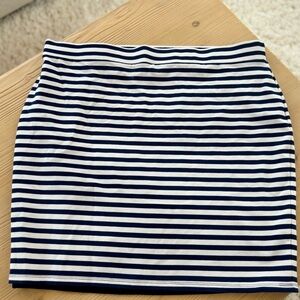 Old Navy Women's Striped Pencil Skirt - Navy and White